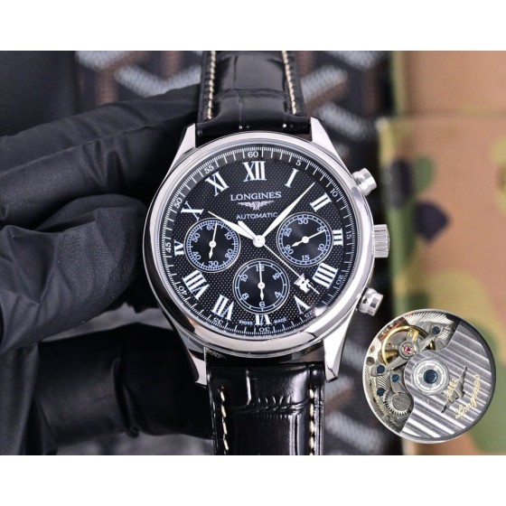 (Three codes in one) Six-hand multi-functional wristwatch